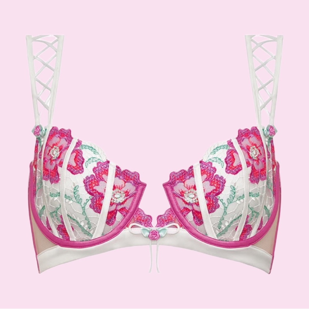 For Love and Lemons NWT Festival Floral Bra 38DD 38E